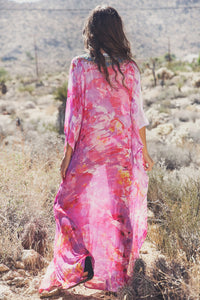 Diara Embellished Kaftan - Pink - Haute & Rebellious