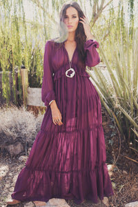 Estelle Tiered Ruffle Maxi Dress - Haute & Rebellious