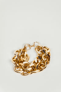 Gold Double Chain Link Bracelet