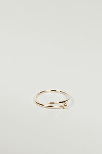 Petite Nail Spiral Ring - Gold