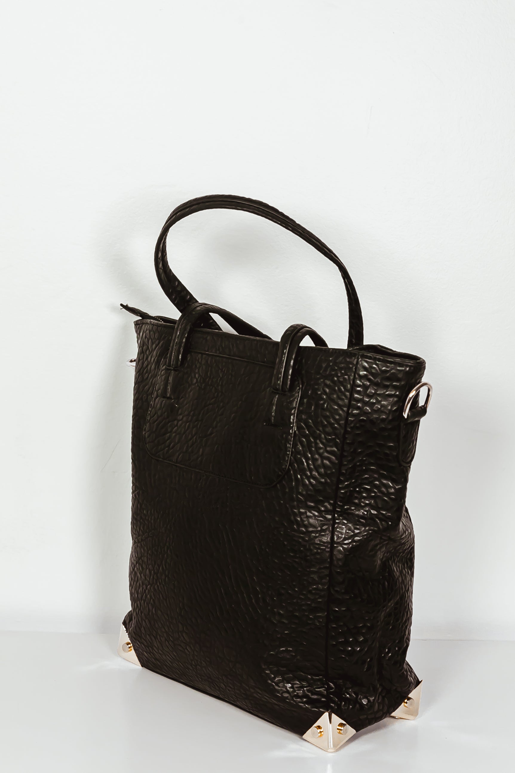 Slim Tote Medium Bag - Black