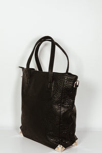 Slim Tote Medium Bag - Black