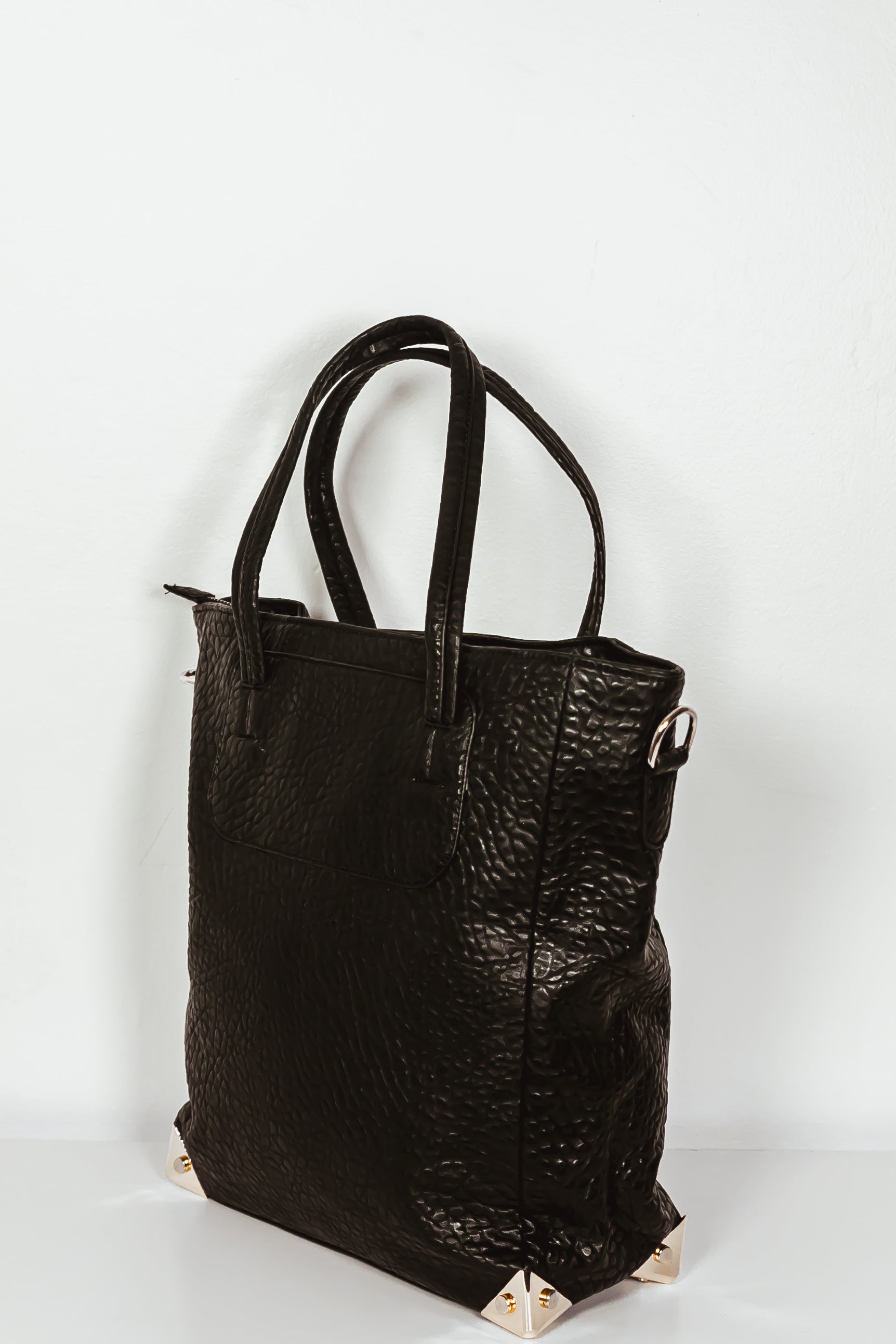 Slim Tote Medium Bag - Black