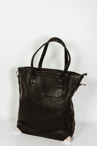 Slim Tote Medium Bag - Black
