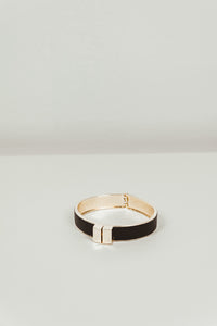 Snakeskin Gold Frame Bracelet