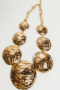 Jeha Gold Circles Necklace