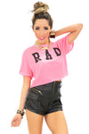 R A D NEON TOP - Pink - Haute & Rebellious