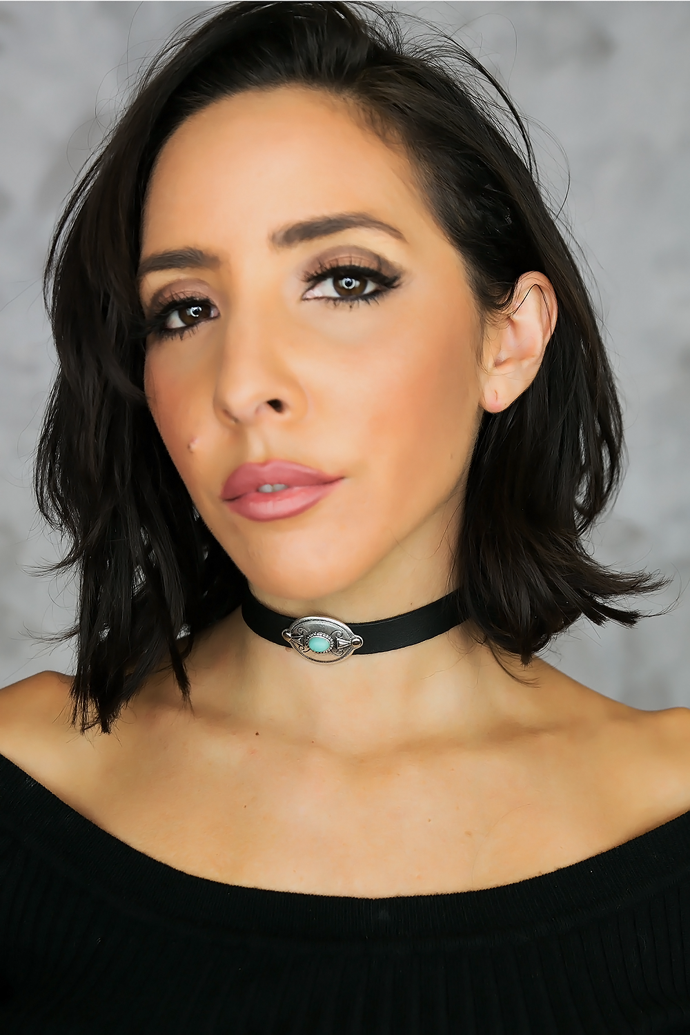 Salvage Reign Leather Choker – Haute & Rebellious