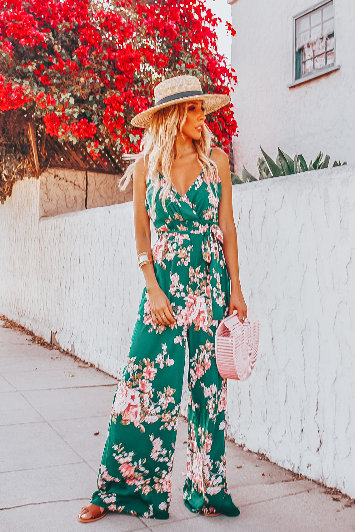 free people cabbage rose jumpsuit