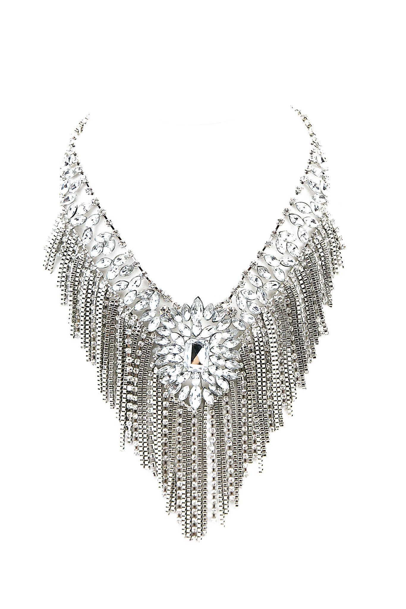 AVERY CRYSTAL CHANDELIER NECKLACE - Haute & Rebellious