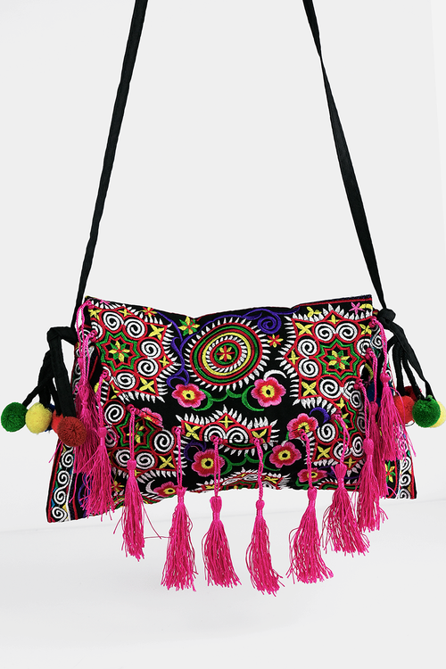 Deep Summer Embroidery Bag - Haute & Rebellious