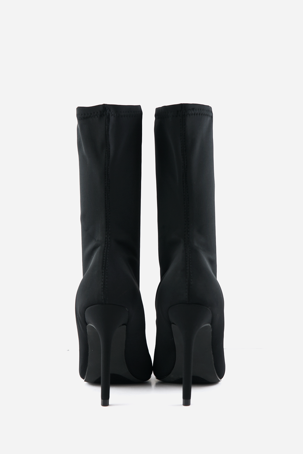 Pointy Sock Boots - Black