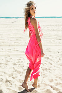 Nuri High-Slit Maxi Dress - Pink - Haute & Rebellious