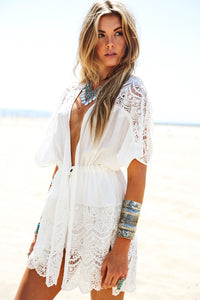 Alissa Lace Kimono Wrap - Haute & Rebellious