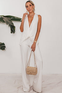 Plunging Scoop-neck Loose T-shirt