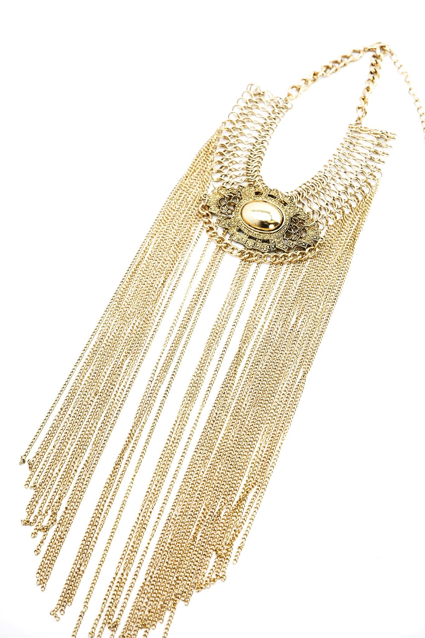 Mika Statement Fringe Necklace - Haute & Rebellious