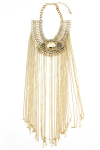 Mika Statement Fringe Necklace - Haute & Rebellious
