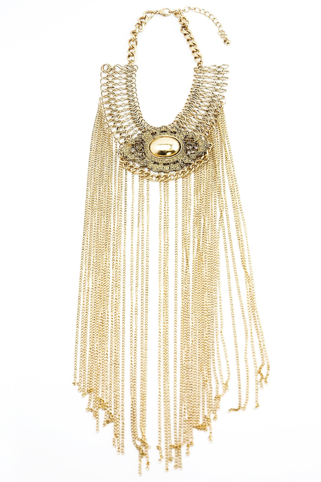 Mika Statement Fringe Necklace - Haute & Rebellious