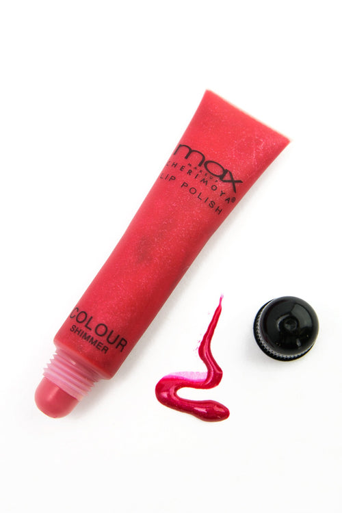 Max Colour Shimmer Lip Polish - Diva Red - Haute & Rebellious