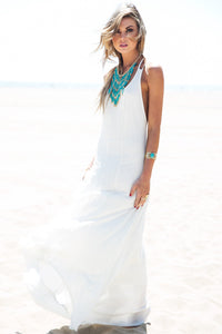 Leylana Linen Maxi Dress - Haute & Rebellious