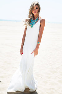 Leylana Linen Maxi Dress - Haute & Rebellious