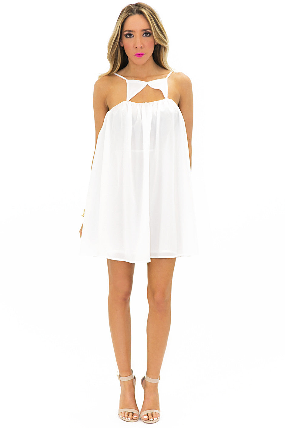 TRIANGLE FRONT DRESS