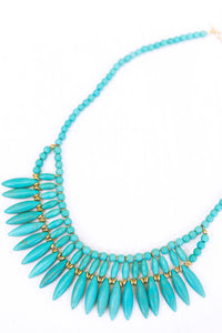 Turquoise Boho Necklace - Haute & Rebellious