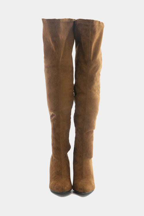 Cari Knee High Boots - Brown