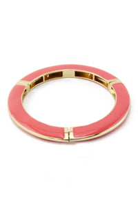 COLORED GEL BANGLE - Coral - Haute & Rebellious