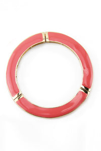 COLORED GEL BANGLE - Coral - Haute & Rebellious