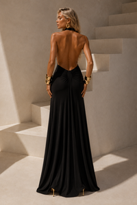 Midnight Muse Cutout Maxi Dress