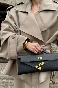 Cropped Trench Coat - Haute & Rebellious