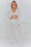 Cropped Top and Pant Set