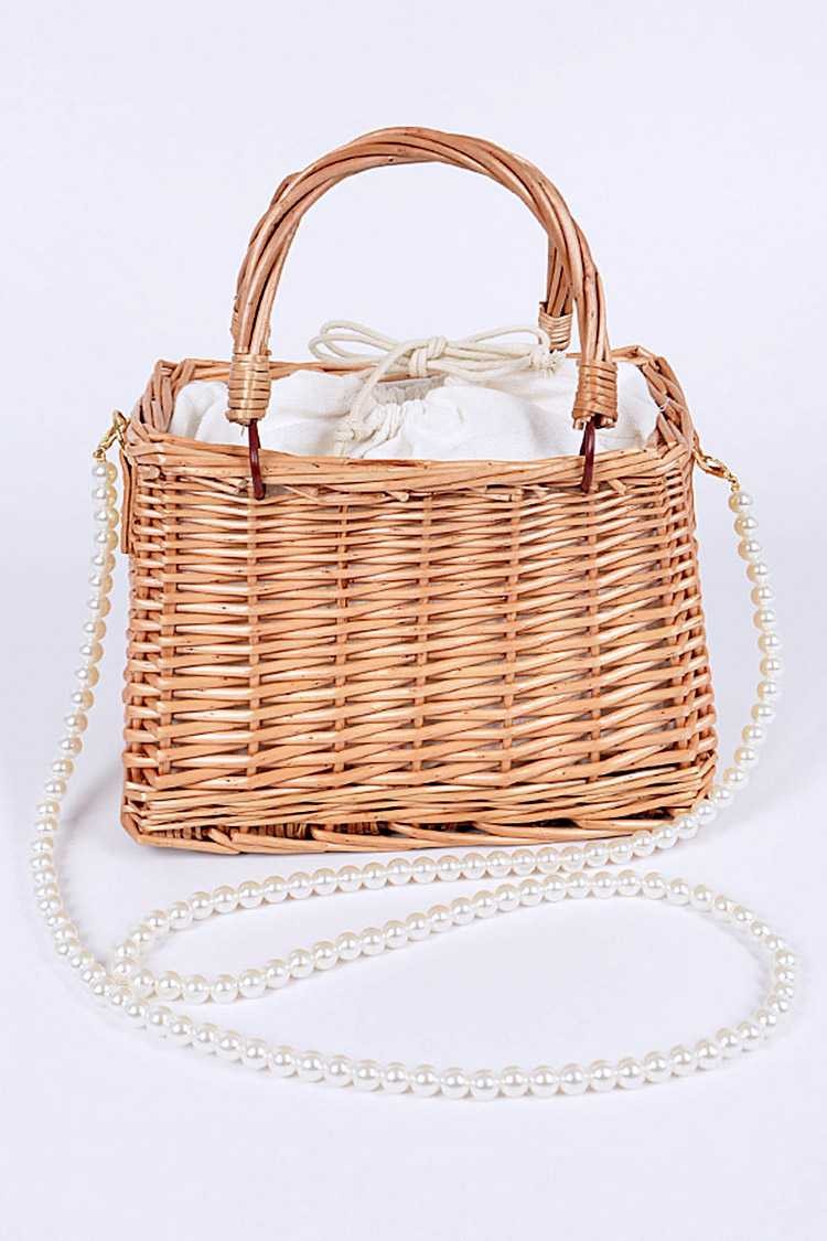 Small Box Basket Bag