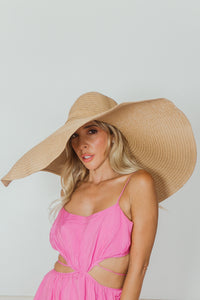 Travel Oversize Large Brim Straw Hat