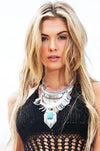 Pharaoh Metal Statement Necklace