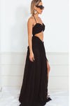 Two-Piece Skirt Set - Black