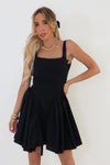 The Way To My Heart Mini Flare Dress - Black