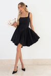 The Way To My Heart Mini Flare Dress - Black