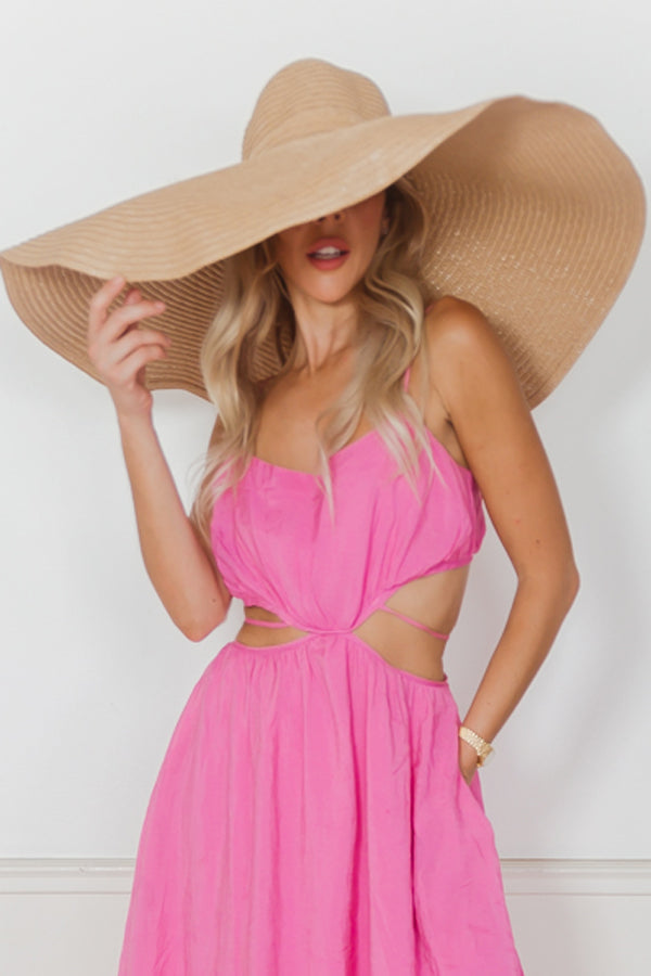 Travel Oversize Large Brim Straw Hat