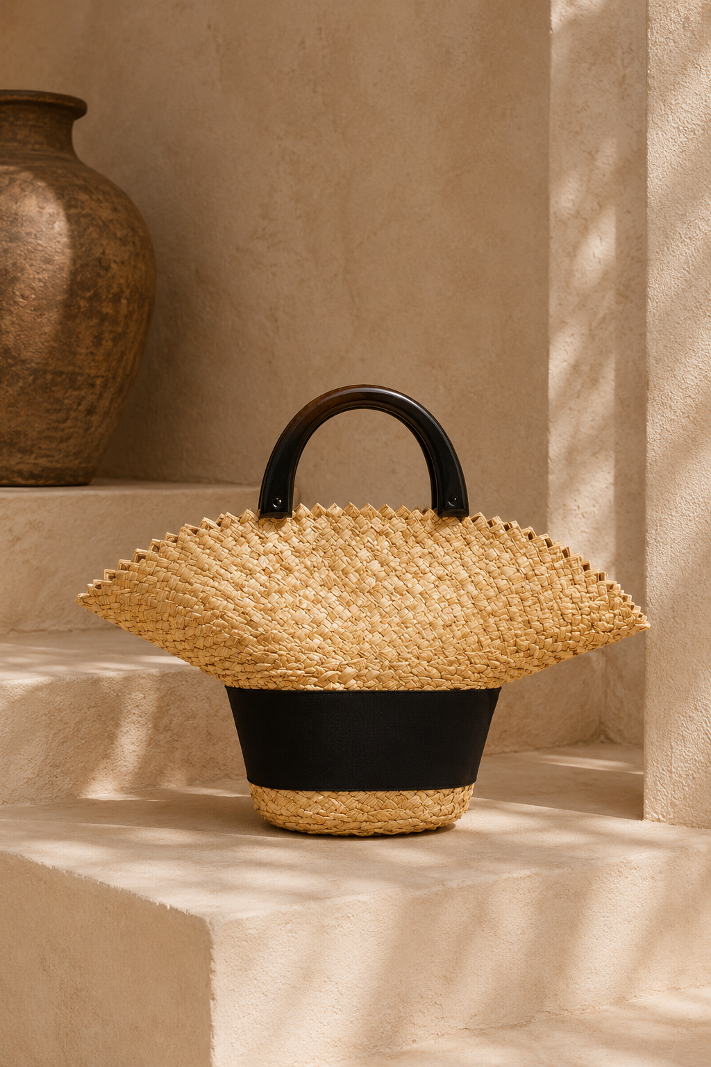 The Capri Riviera Straw Tote