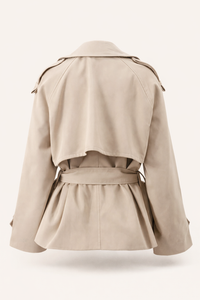 Cropped Trench Coat - Haute & Rebellious