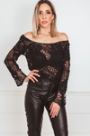 Long Sleeve Lace Top