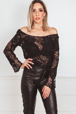 Long Sleeve Lace Top