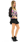 PRAT FLORAL CONTRAST BOMBER JACKET - Haute & Rebellious