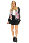PRAT FLORAL CONTRAST BOMBER JACKET - Haute & Rebellious