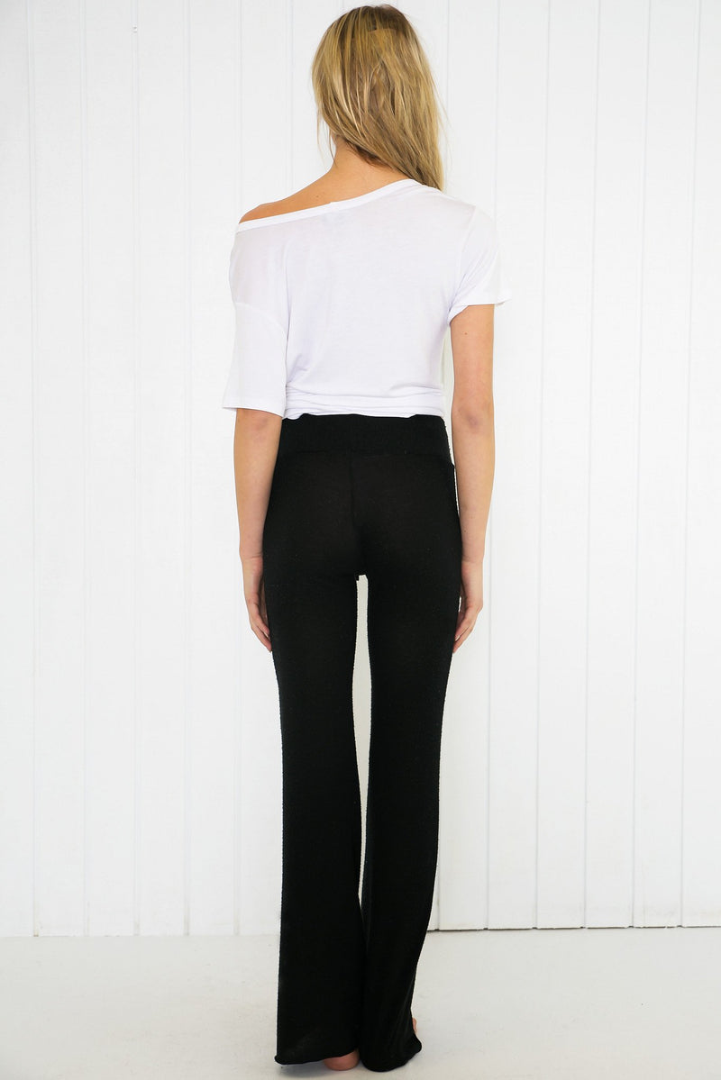 Moli Pajama Sweatpant - Black - Haute & Rebellious