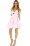 HELENA CUTOUT BABYDOLL DRESS  - Rose - Haute & Rebellious