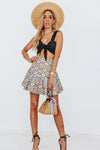 Pattern Flair Mini Skirt - Blue