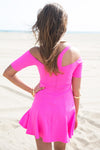 Belinda Off-Shoulder Flair Dress - Haute & Rebellious